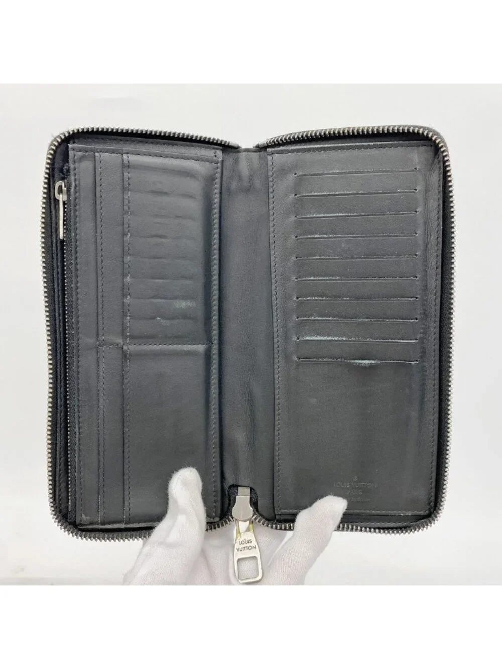 Louis Vuitton Wallet Damier Infini Zippy Vertical Onyx